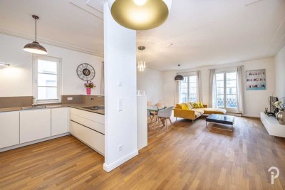 Wohnen in hochwertigem Ambiente mit internationalem Flair. 3 Zi-Wohnung in den Heinrich-Heine-Gärten