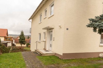 Freundliche 2-Zimmer-Souterrain-Wohnung mit Terrasse und Einbauküche in Brensbach