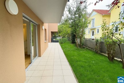 Gartenwohnung in Essling: Geräumige 3-Zimmer-Wohnung in absoluter Ruhelage