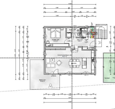Schöne Neubauwohnung mit Einbauküche und Balkon in Bühlertann