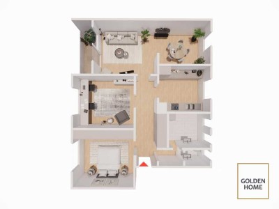 Ruhig gelegener Rückzugsort mit Balkon und Garage