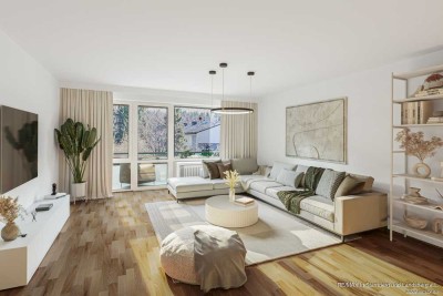 Ruhige Wohnung im 1. OG ohne Barrieren erreichbar