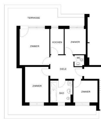 NEUBAU - 4-Zimmer-Wohnung in Dransfeld mit WBS!