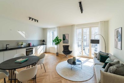 Bezugsfertige luxuriöse 2-Zimmer-Neubauwohnung mit großer Terrasse und zusätzlichem Balkon!