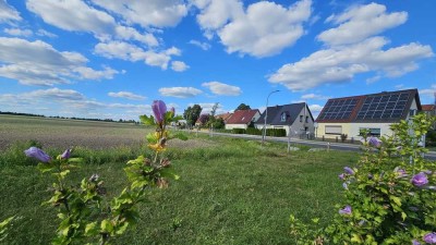 Kleines Seeburger Landhaus DHH mit Blick in die Felder