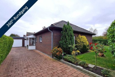 Ebenerdiger Bungalow mit sonnigem Garten und Ausbaureserve