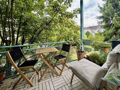 2-Zimmer-Stilaltbauwohnung mit Balkon im Martinsviertel