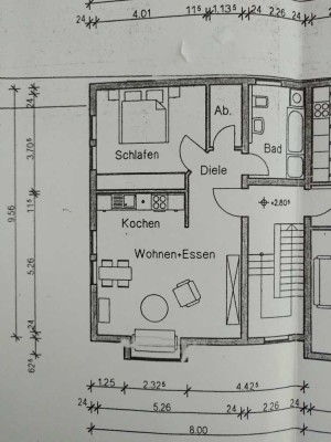Gepflegte 2-Zimmer Wohnung im 2. OG in Neckarbischofsheim