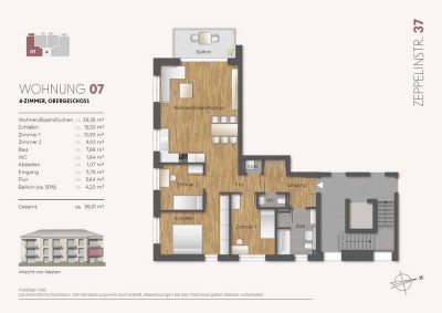 4 - Zi. Neubau Obergeschosswohnung (Whg. 07)