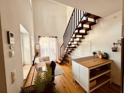 Möblierte Wohnung/Tiny House mit eigenem Garten – Nur für Einzelperson