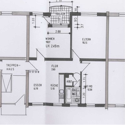 Stilvolle, modernisierte 3-Zimmer-Erdgeschosswohnung mit geh. Innenausstattung mit Balkon und EBK