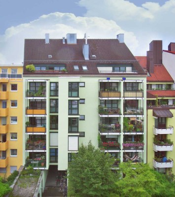 Sehr ruhige Wohnung mit West-Balkon, Isarnähe und guter Infrastruktur