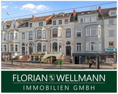 Bremen-Schwachhausen | Kernsanierte 3-Zimmer-Wohnung im Hochparterre eines Altbremer-Hauses im Wachm