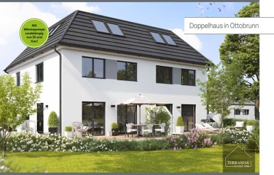 50 % reserviert -Baupartner gesucht !!!  Neubau-XXL-DHH auf 385 m² Süd-Grundstück Bestlage Ottobrunn