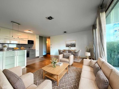Charmante 3-Zimmer-Wohnung mit Terrasse und kleinem Gartenanteil