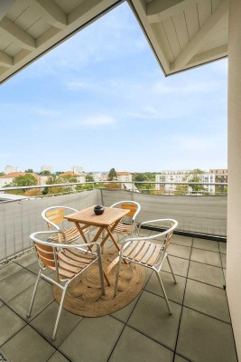 Moderne 2-Zimmer-Wohnung mit sonniger Dachterrasse