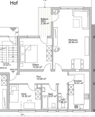 Attraktive 3 Zimmerwohnung in Heidelberg Kirchheim