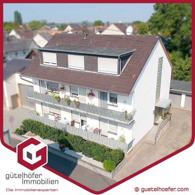 Charmante Etagenwohnung mit Balkon, Garage, Gäste-WC und neuwertigem Wannenbad in Flerzheim
