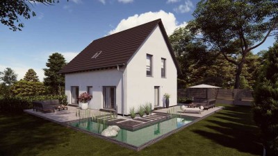 Tolles kleineres Zweifamilienhaus ! Je Wohnung mit halben Grundstück nur 328.000,-EUR !