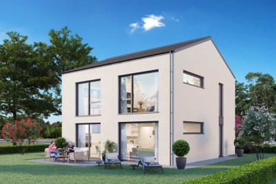 So könnte Euer Traumhaus aussehen: 132 m² Wohnfläche, energieeffizient & schlüsselfertig