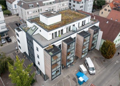 Reutlingen - modernes, exklusives 3 Zimmer Penthouse mit großer Dachterrasse in ruhiger Lage
