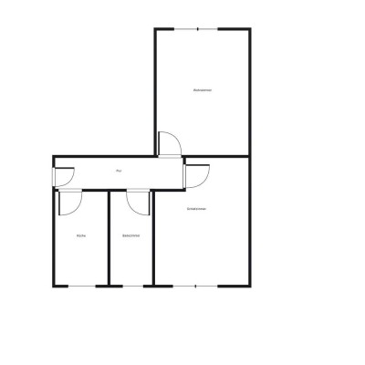 Sanierte und renovierte 2-Zimmer-Wohnung mit Tageslichtbad