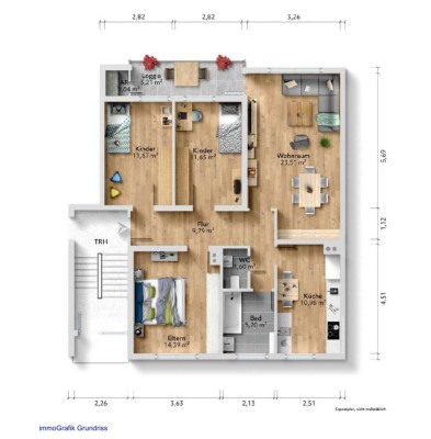 Modernisierte Wohnung mit vier Zimmern sowie Balkon und Einbauküche in Köln