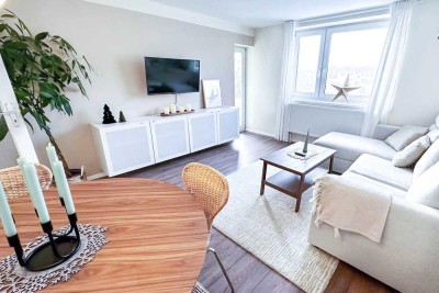 Attraktive 3-Zimmer-Wohnung – voll möbliert, dekoriert, zentral gelegen, Balkon und Parkplatz