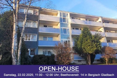 OPEN-HOUSE am 22.02.25: Modernisierungsbedürftige 4-Zimmer-Wohnung in gefragter Lage!