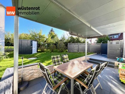 Idyllisches Wohnen in Schlaitdorf: Moderne 4-Zimmer-Wohnung mit Gartenparadies