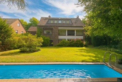 Freistehendes Familiendomizil mit Wohlfühlgarten und Pool
