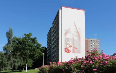 Tolle 1-Raum-Wohnung mit Dusche und großem Balkon