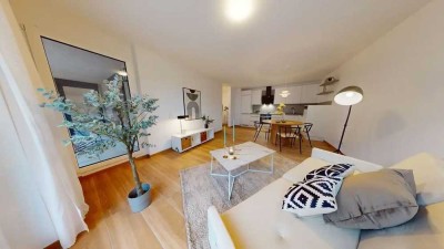 3-Zimmer-Obergeschosswohnung mit Balkon und EBK