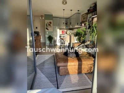Tauschwohnung: 2,5 Zimmer Wohnung im Neubau mit Terrasse und Garten