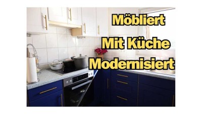 möblierte 2-Zimmer Penthouse Wohnung mit grossem Balkon und traumhaftem Blick in beliebter Lage