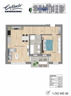 Stilvolle 2-Raum-Wohnung in Illertissen im 1. Stock, Ideal für Singles