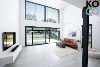Frei stehendes, modernes Architektenhaus mit höchsten Sicherheitsstandards, Energieeffizienzklasse A