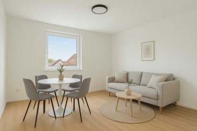 „Hoch hinaus! – 3-Zimmer-Wohnung mit Galerie und Sonnenbalkon“