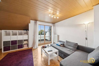 Helle 2-Zimmer-Dachgeschosswohnung mit Balkon, Loggia und Stellplatz – sofort verfügbar