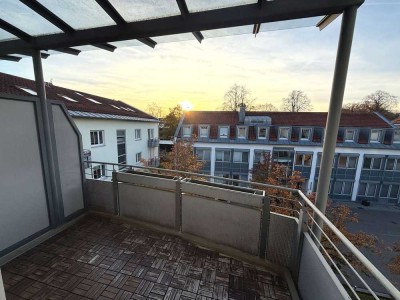 Wohnen mit Weitblick: Ruhige und zentral gelegene 3-Zimmer-Maisonette-Wohnung nahe Bahnhof Dachau