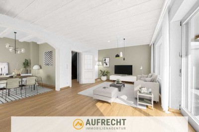 A U F R E C H T °ZWISCHEN ALTSTADT UND NATUR° großzügiges Reiheneckhaus mit Flair – S2
