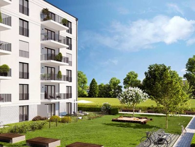 Bauabschnitt 2: Wunderschöne kompakte 1-Zimmerwohnung in Landshut