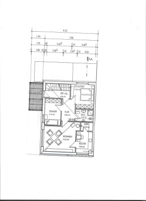 Schöne und gepflegte 3-Raum-Wohnung mit Balkon und EBK in Kappeln