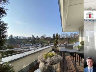 Penthouse mit tollem Panoramablick in ruhiger Stadtlage - moderne Ausstattung inkl. Klima