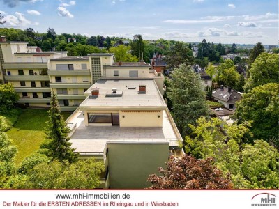 MHI - EINMALIGE KAUFGELEGENHEIT! Penthouse mit Lift, 120 m² Sonnenterrasse und Traumblick - Nerotal