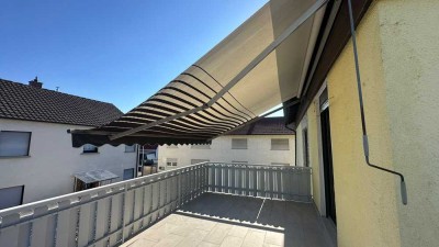Kernsanierte 4 ZKB: ansprechende 4-Zimmer-Wohnung mit Terasse in Lampertheim - super Zentral!