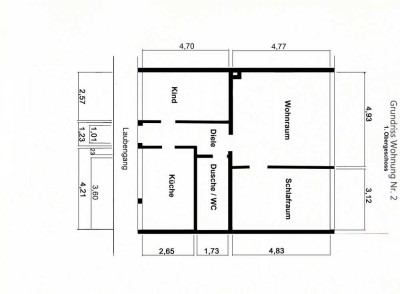 Helle, freundliche 3 Zimmerwohnung