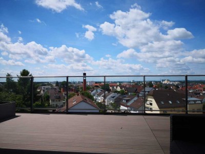 Stilvolle 3-Zimmer-Penthouse mit gehobener Innenausstattung und schöne Terrasse in Kelsterbach