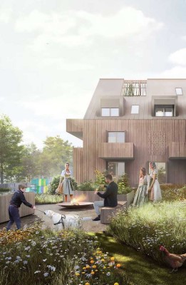 Ideal für Familien, Home-Office usw.:  Sonnige 4-Zimmer-Wohnung mit 2 Balkonen