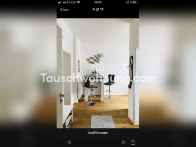 Tauschwohnung: Tausche helle 2-Zimmer mit großer Dachterrasse gg 3Z ab 70qm